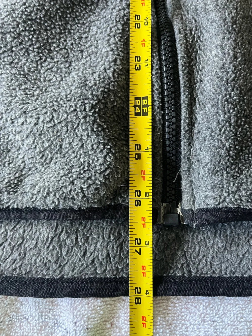 The North Face Men's Gray Zip-Up Fleece Jacket